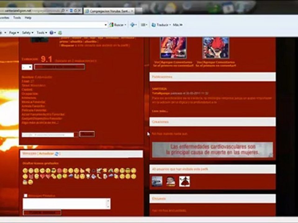 Como Registrarse en la CONGREGACION YORUBA y editar tu perfil