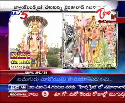 Khairatabad Ganesh idol ready to immersed in Hussain Sagar