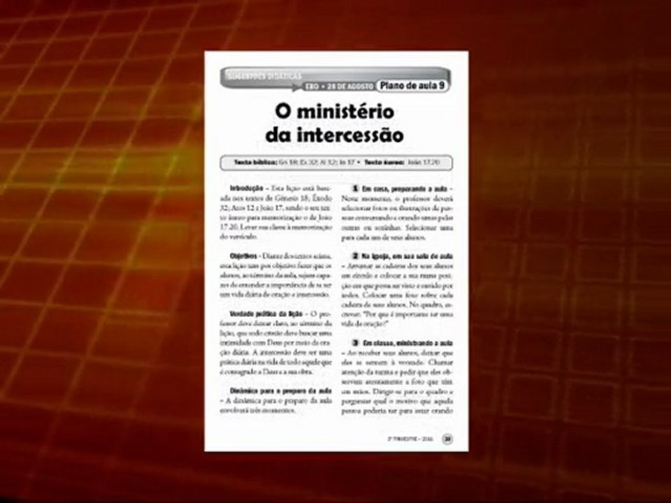 Diálogo e Ação, Atitude, Compromisso, Realização, Palavra e Vida 3T11