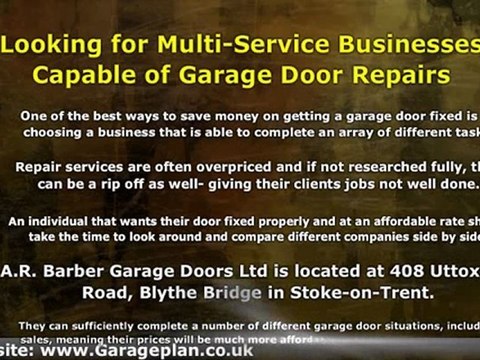 Garage Door Repairs In Stoke On Trent