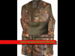 Army Surplus Jumpers and Fleeces