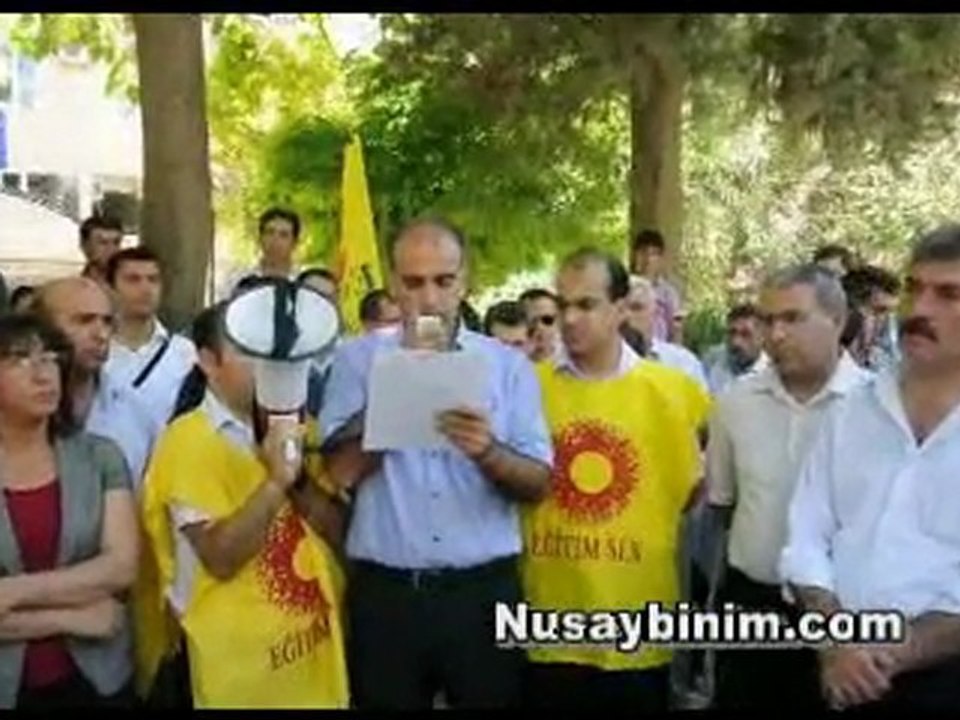Nusaybin Eğitim sen'den basın açıklaması