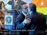 Brazilians try to set new mass gay wedding... - no comment