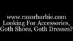 Goth shoes and dresses store; Alternative Gothic shoes online