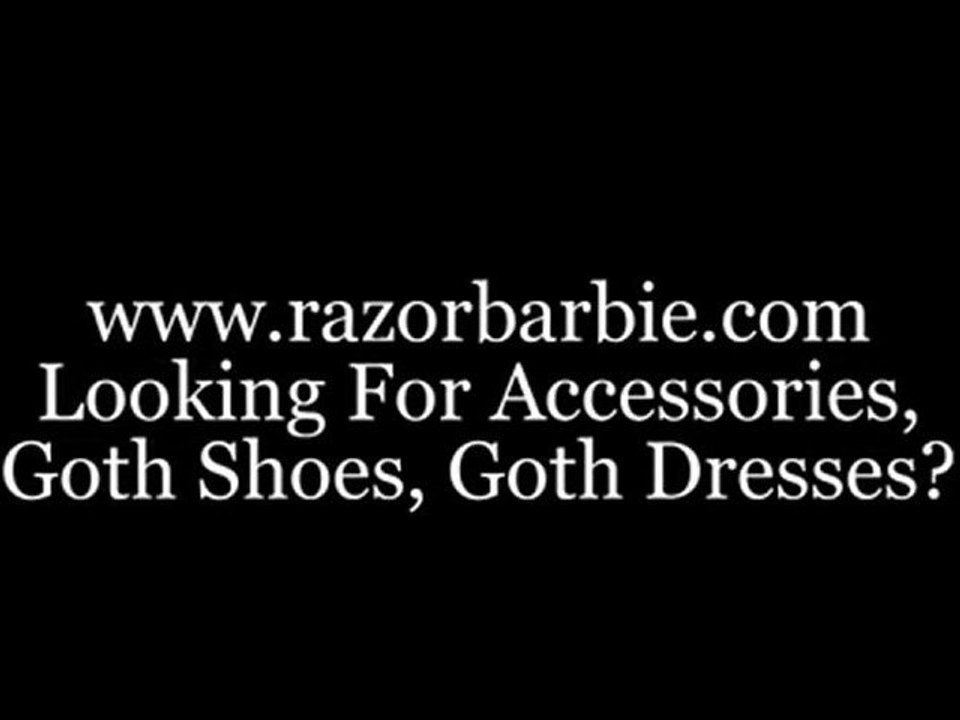 Goth shoes and dresses store; Alternative Gothic shoes online