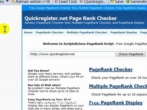 New Free Google PageRank Checker And Widgets At