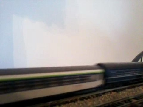 Train couchettes a l'échelle N