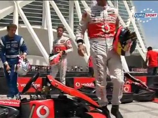 Button karting yaptı