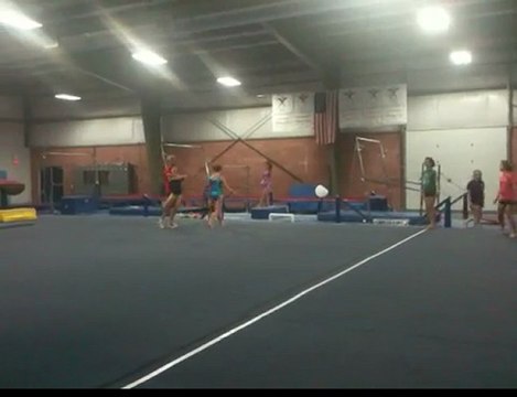 My roundoff back handspring double