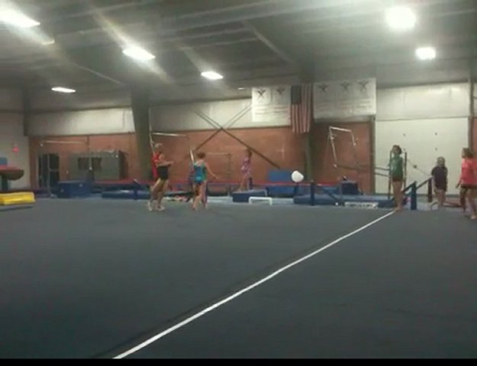 My roundoff back handspring double