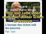 DailyCensure de ''L'Europe des riches hait les pauvres''