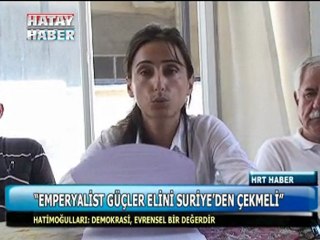 emperyalist güçler elini suriye'den çek