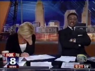 Anchor Cracks Up At Fart Story 