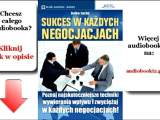 Sukces w każdych negocjacjach - Bolko Fuchs - audiobook