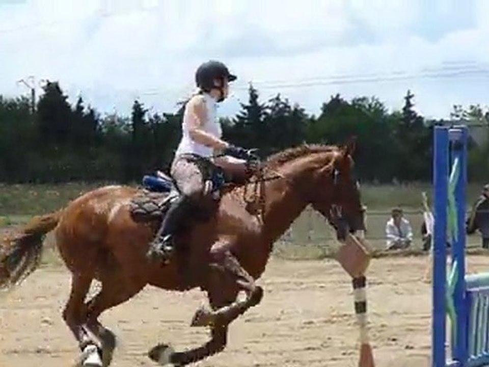 Angélique et No One - CSO Grand Prix Club 3 - 19/06/2011 - Poney Club de Villedieu