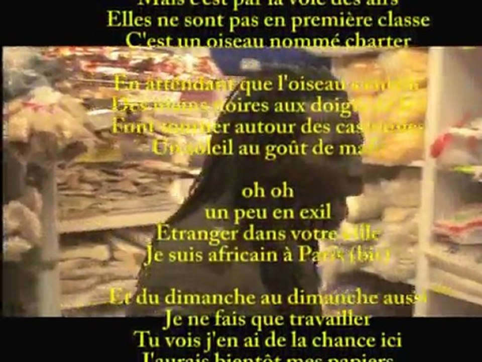 Tiken Jah Fakoly     Africain à Paris