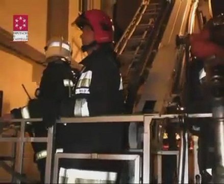 Bombero herido leve en incendio vivienda Castellón