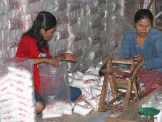 Saline de Ban Na Teui LAOS : production