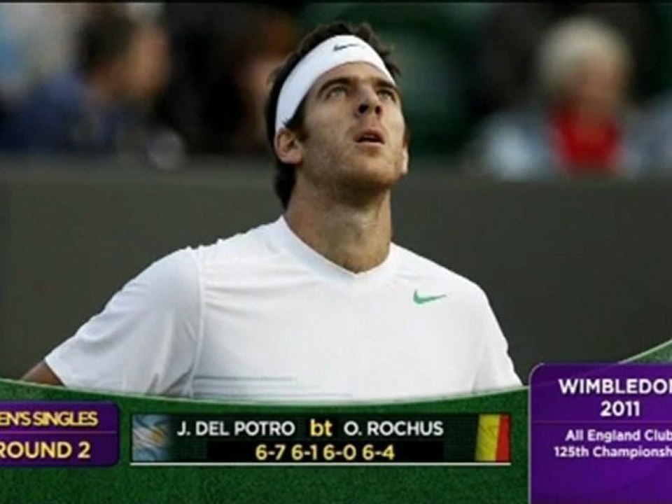 Wimbledon - Del Potro zum ersten Mal in Runde 3
