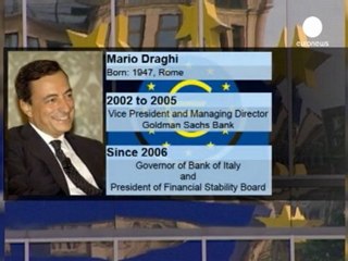 Mario Draghi entronizado como nuevo presidente del BCE