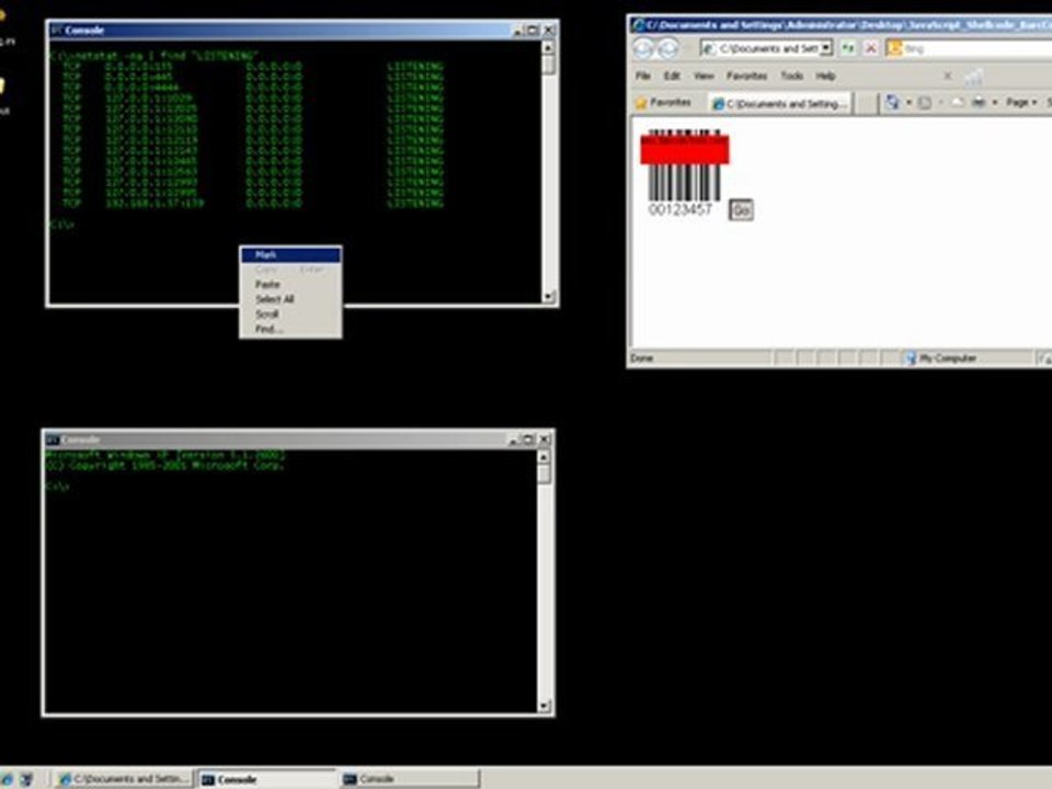 Demo video: Executing The Exploit. Become fully aware of the potential dangers of ActiveX attacks