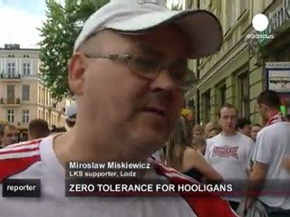 Zero tolerance for hooligans at Euro 2012