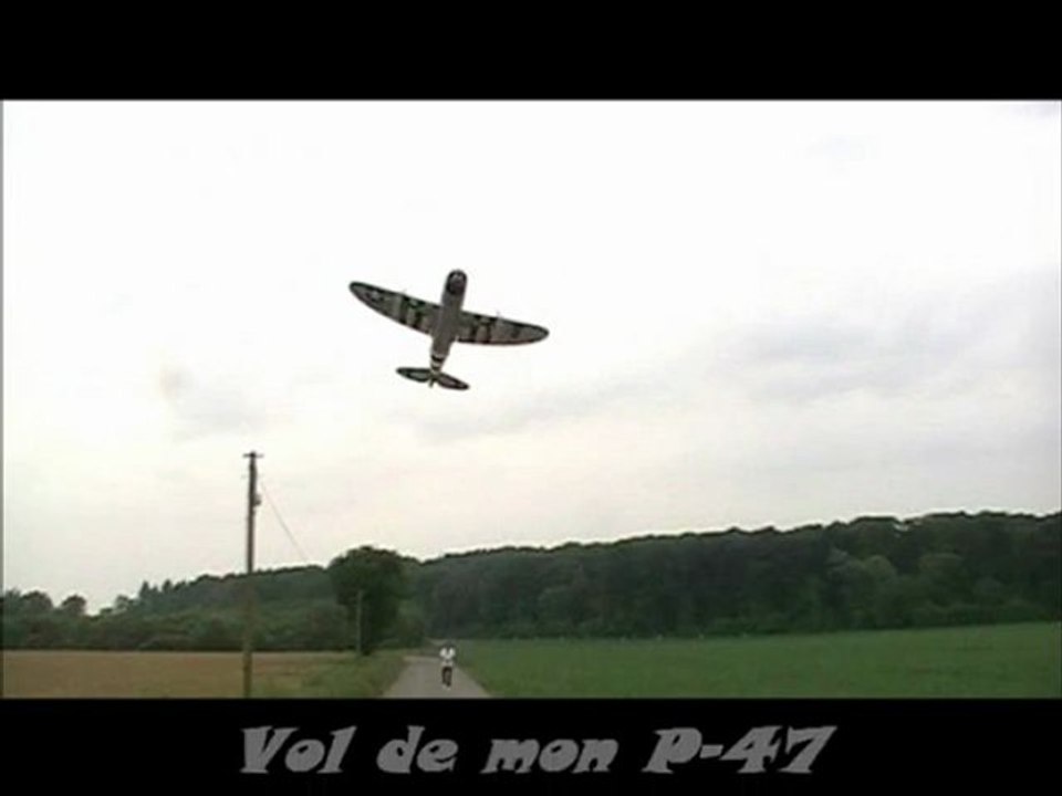 P-47D Thunderbolt Parkzone(4th vidéo)