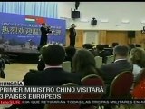 Primer ministro chino inicia gira europea