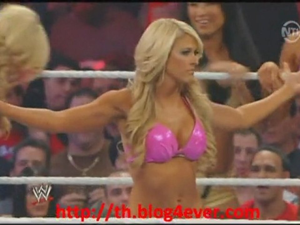 Catch attack Raw 24/06/11- 7 contre 7 All Star Divas Tag Team match