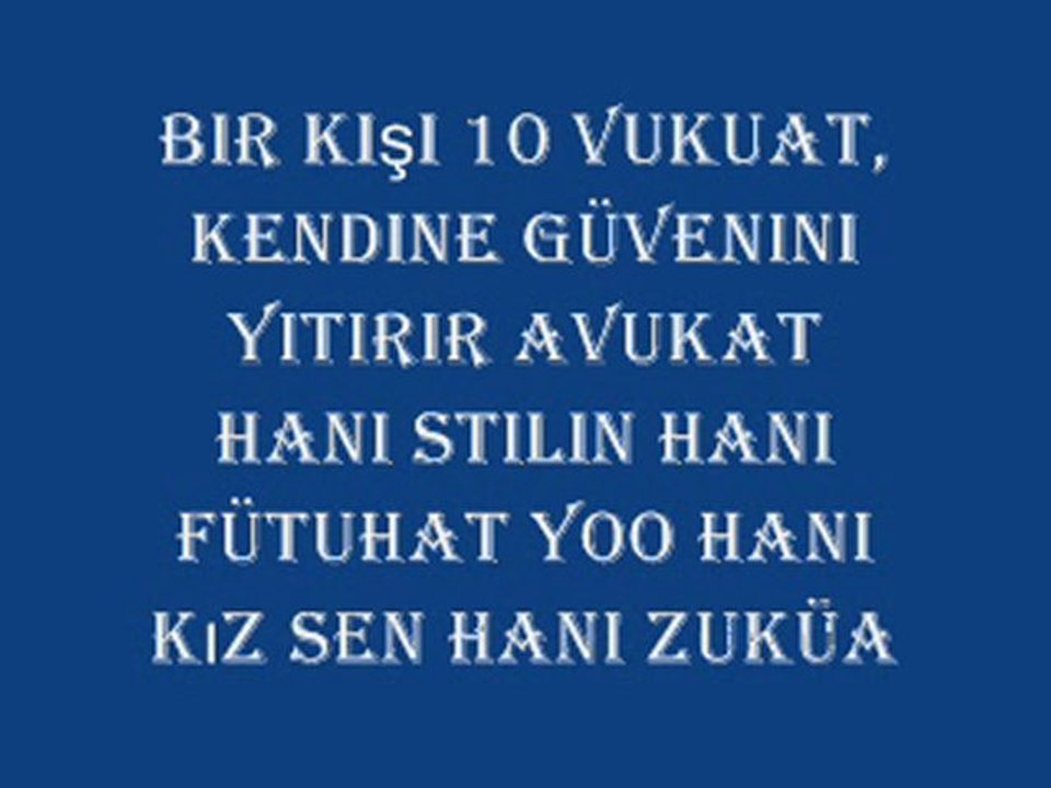 SAGOPA KAJMER BANA NİNNİ OKUMAYIN