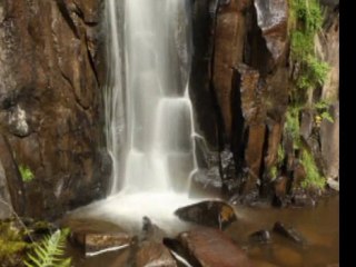 La cascade du petit Crouzet et le ruisseau de la Surenne