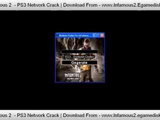Infamous 2 Keygen Redeem codes [UPDATED]