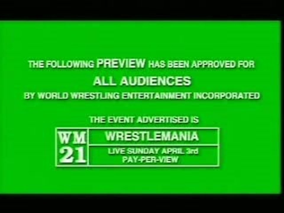 WWE - Wrestlemania 21 Trailers