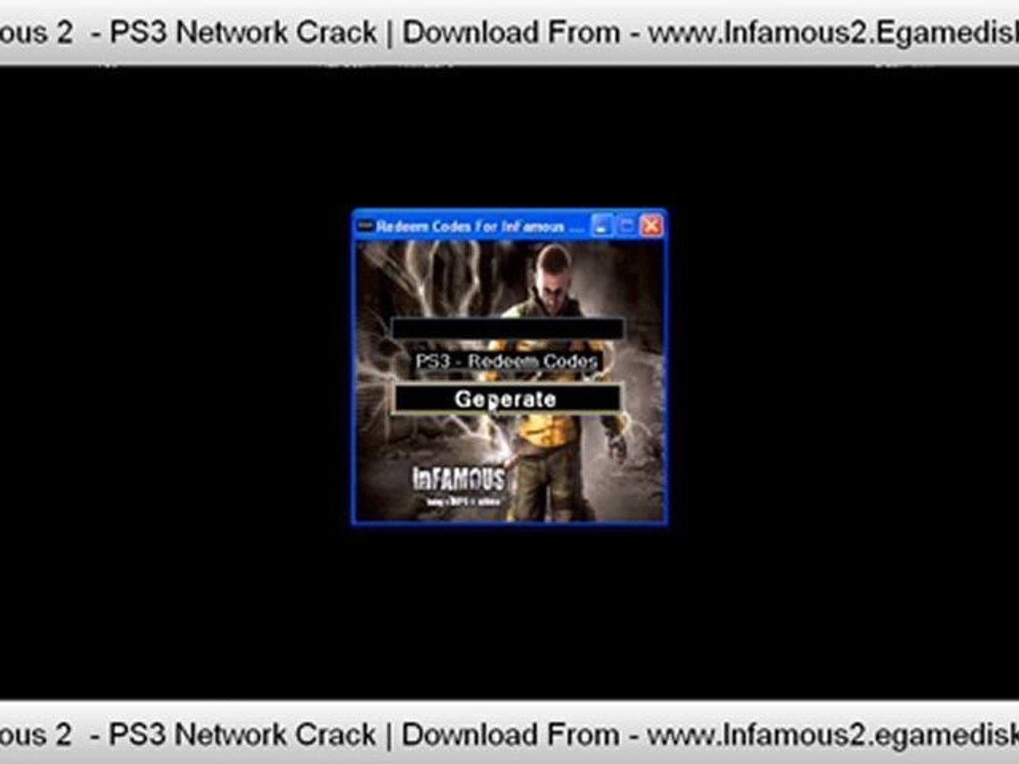 Infamous 2 DLC PS3 Redeem Codes. - video Dailymotion