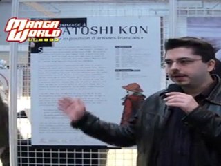 Exposition Satoshi KON, interview de Marc AGUESSE (Catsuka)