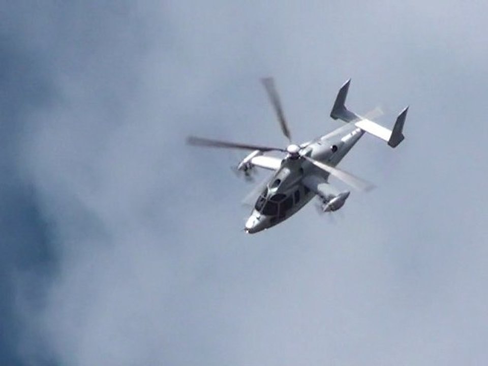 Hélicoptère hybride X3 EUROCOPTER 1 Full HD  Meeting aérien du Bourget Paris Airshow LFTA 2011