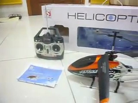 REMOTE CONTROL HELICOPTER WITH GYRO + METAL BODY
