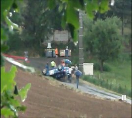 Crash Astra rallye de Chambost Longessaigne 2011