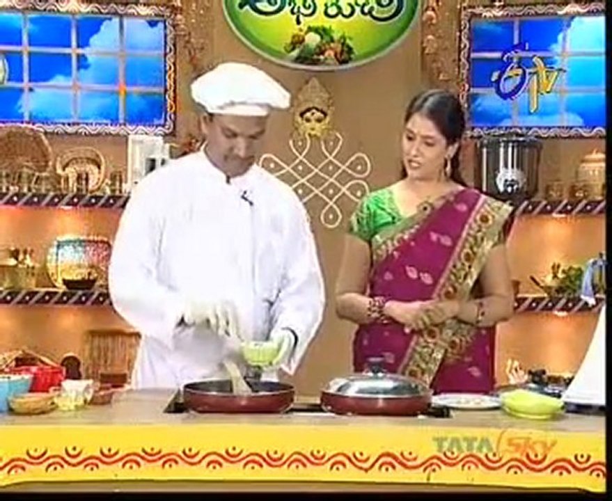 Abhiruchi - Recipes - Gongura Royyalu, Fried Chicken Spring Onion & France 65 - 01