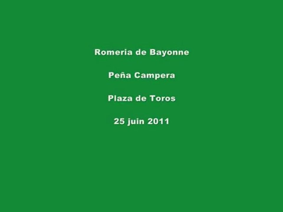 Bayonne - Romeria à la Plaza de Toros - 25 juin 2011