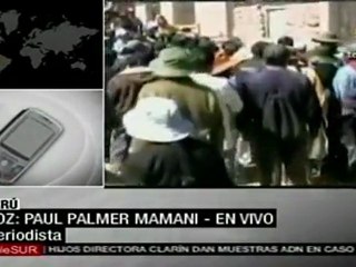 Muertos y heridos dejan manifestaciones antimineras en Perú