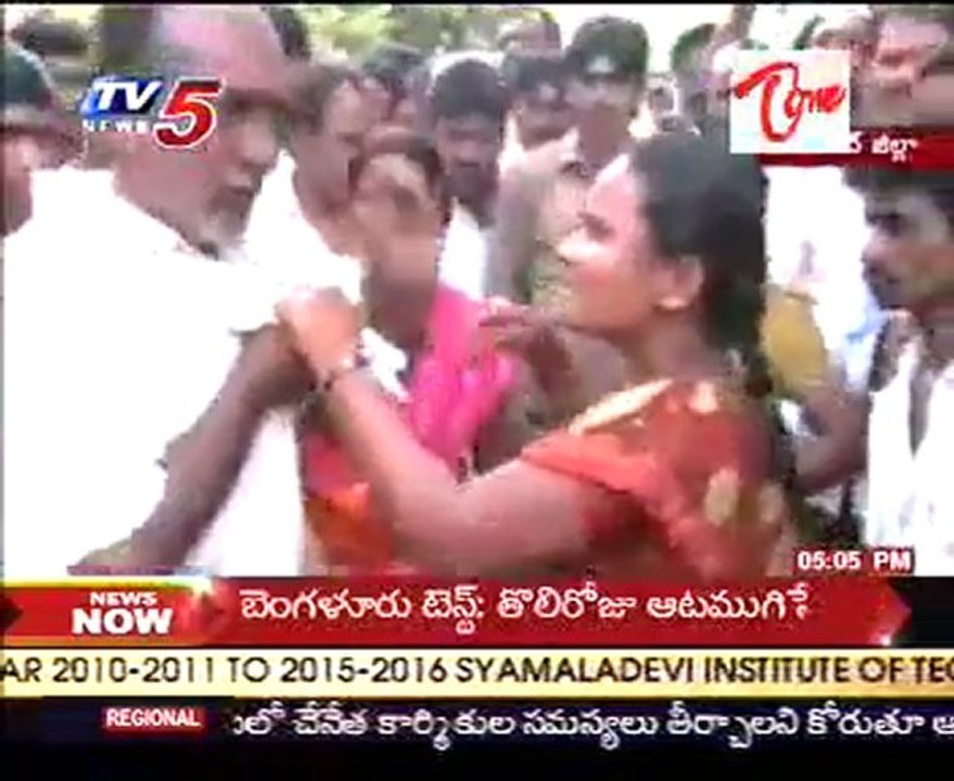 APSRTC Driver abusing women's in Sircilla