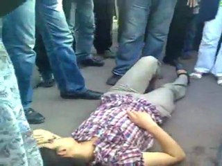 قمع قوات المخزن للأطر المجازة المعطلة يوم الخميس 23-06-2011