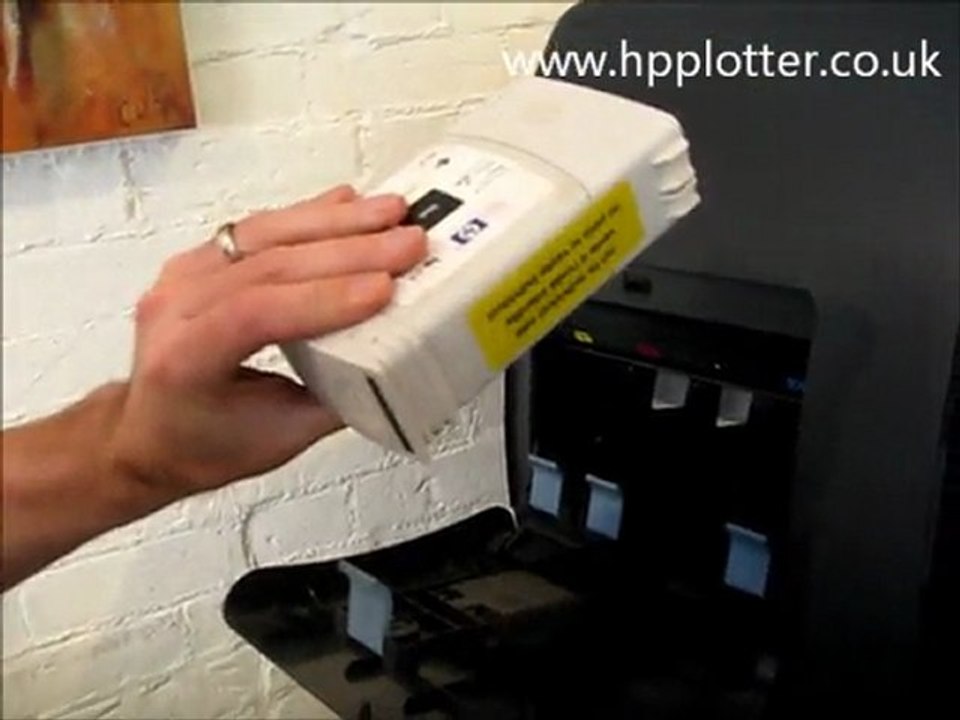 DesignJet 4000 replace ink