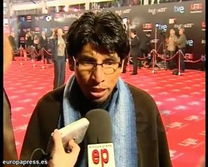 Actores en alfombra roja de los Goya