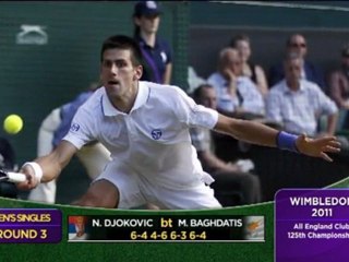 Wimbledon, 3ème tour : Djokovic perd un set
