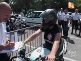 Les gendarmes motards en formation! (Nîmes)