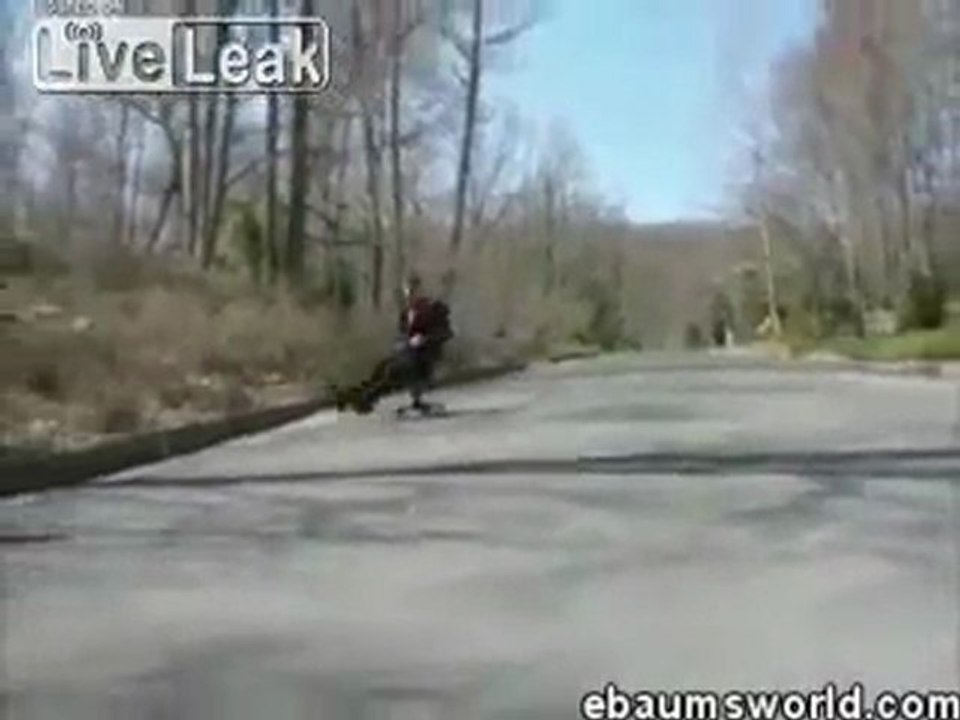 Office Chair Down Hill Fail