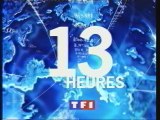 TF1 4 Mars 1999 Générique 13H, 3 Pubs, 4B.A.,Météo, Génériques de divers miniprogrammes