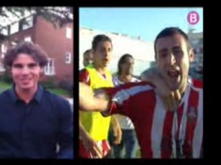 Rafa Nadal felicita al Club de Fútbol Manacor por su ascenso a 2ª B